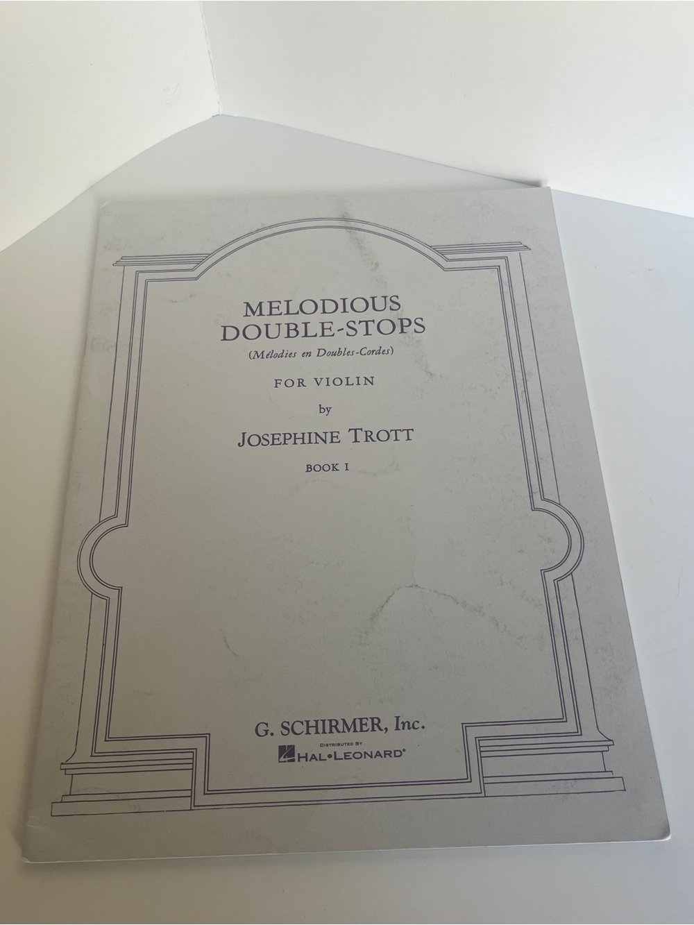 Melodious Double-Stops for Violin Book 1 Josephine Trott G. Schirmer Sheet Music